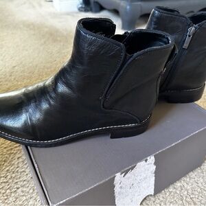 Franco Sarto Marcus Black Ankle Booties